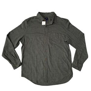 J. Crew Button-Down Shirt Striped Long Sleeve Casual Top‎ Medium New With Tags